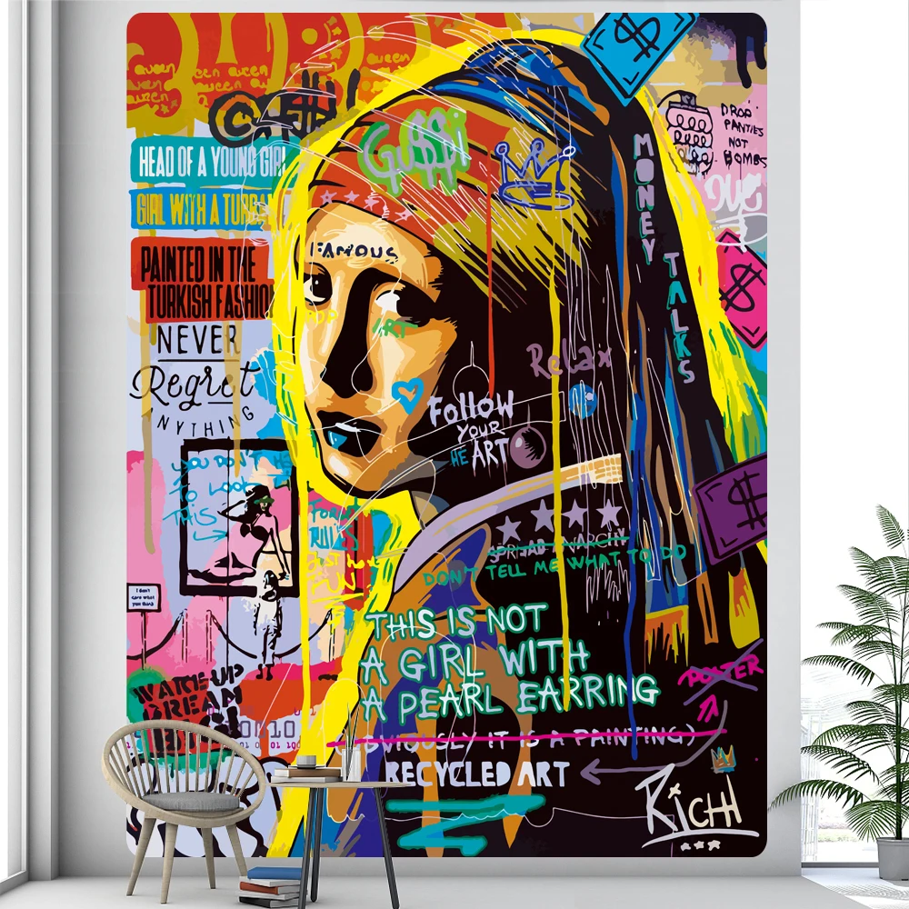 

Гобелен психоделический граффити