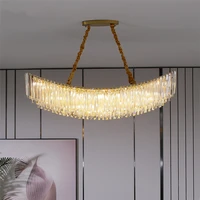 modern crystal chandelier for living room dining room interior decoration chandelier restaurant bar home villa lamp lighting