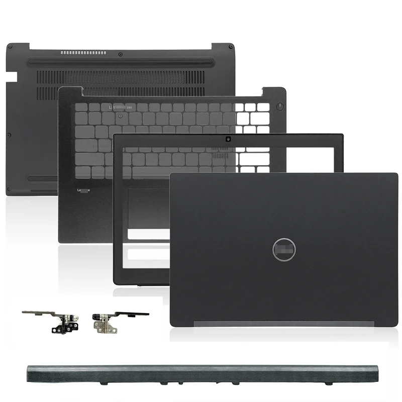 

NEW Laptop LCD Back Cover/Front Bezel/Hinges/Palmrest/Bottom Case/Hinge Cover For Dell Latitude E7280 Top Back Case Black