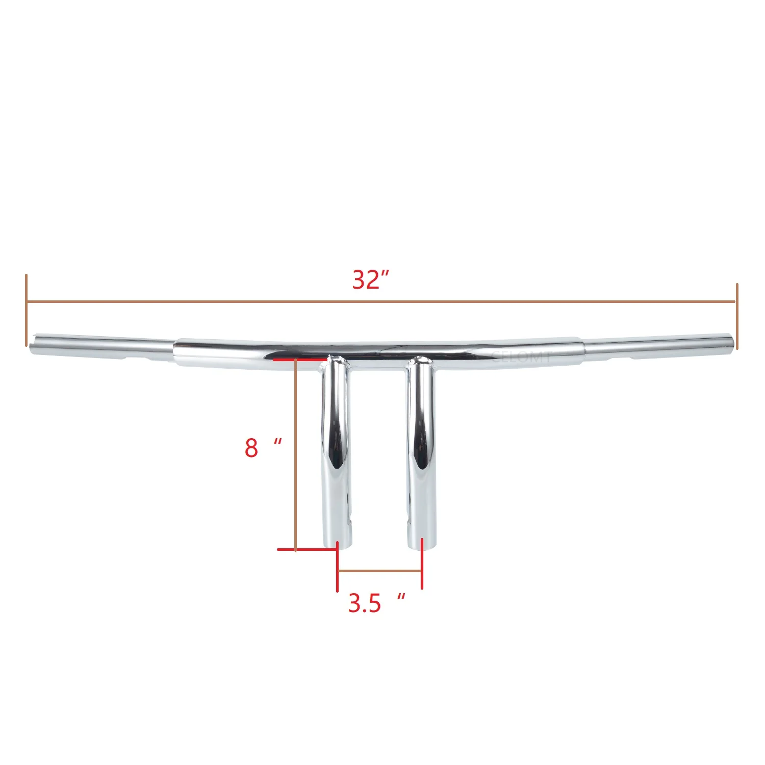 Руль 1-/4 дюйма, 32 мм, тяга, подходит для Harley 96-17 Sportster Dyna Softail