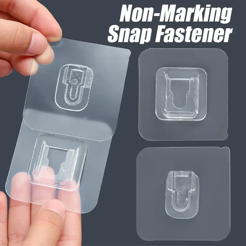 Двусторонний настенный крючок прочный без следов самоклеящиеся невидимые