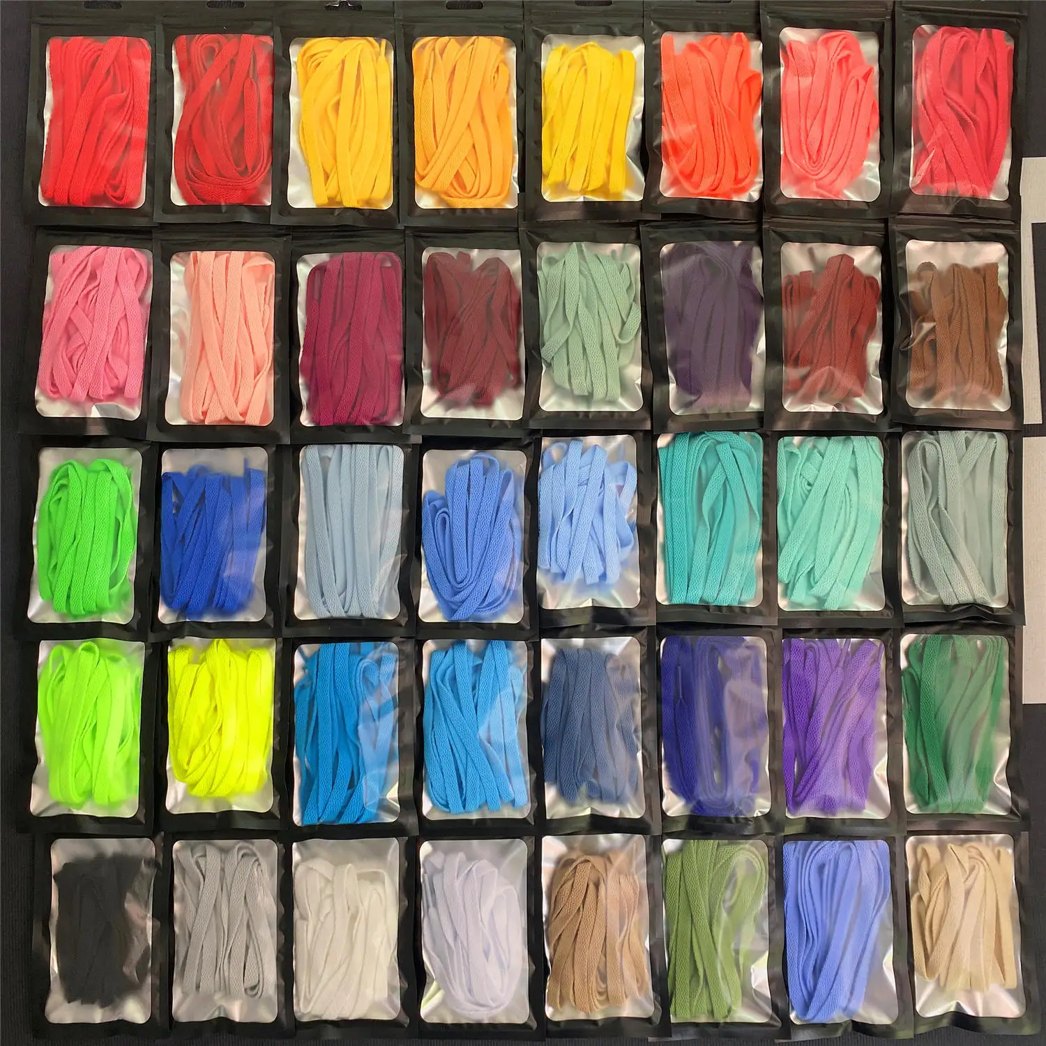 

Flat Solid Color aj Shoelaces High-top Black White Sports Casual Sneakers Shoes laces 7 mm Width 90/180 cm Women Men Shoelace