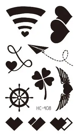 Rudder Clover Signal Temporary Tattoo 