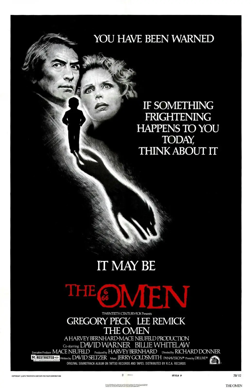 

Картина из фильма «Omen», Шелковый плакат, домашний Настенный декор