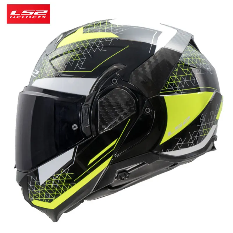 Фото LS2 FF910 Advant II откидные полные шлемы мотоциклетный модульный шлем с двойным козырьком ECE Capacete Moto 2025 №3