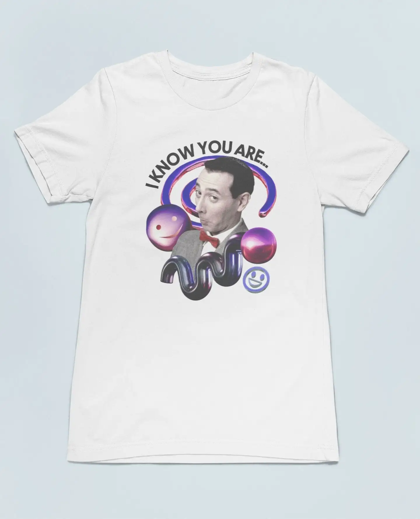 Футболка Pee Wee Herman Paul Reubens Wees Playhouse 80-х годов