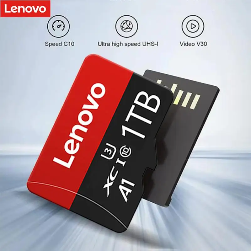 Карта памяти Lenovo 128 ГБ 512 256 SD/TF бесплатная SD-адаптер для мобильного телефона