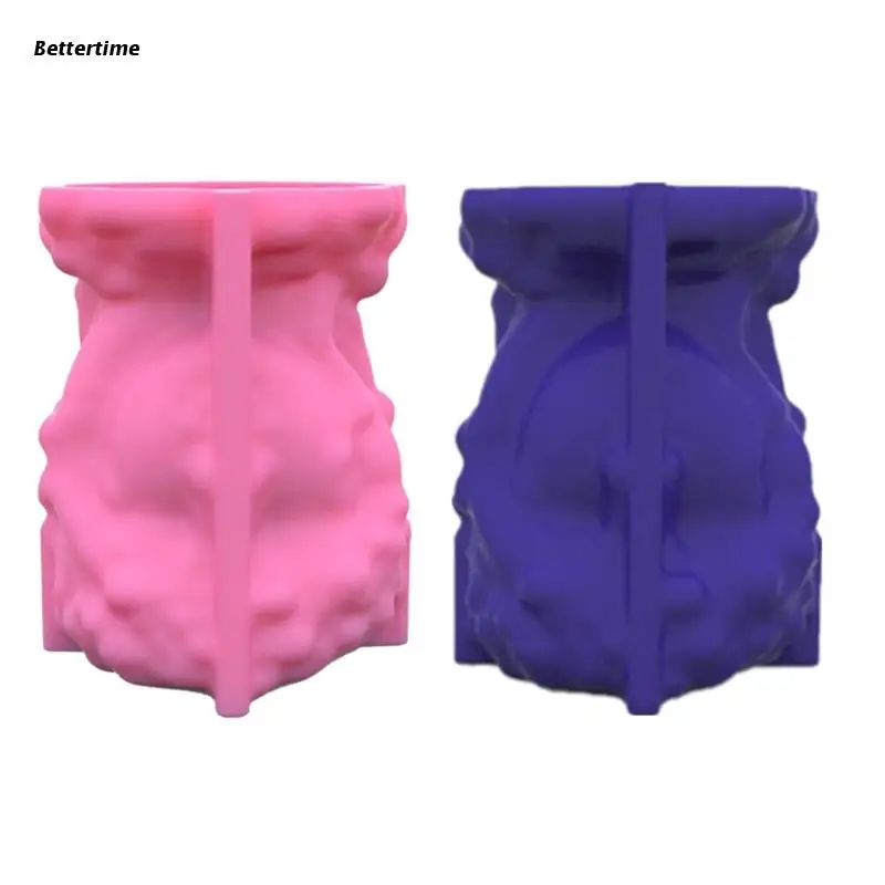 

B36D Silicone Resin Molds for Making Succulent Plants Pot Flower Pot Candle Holder