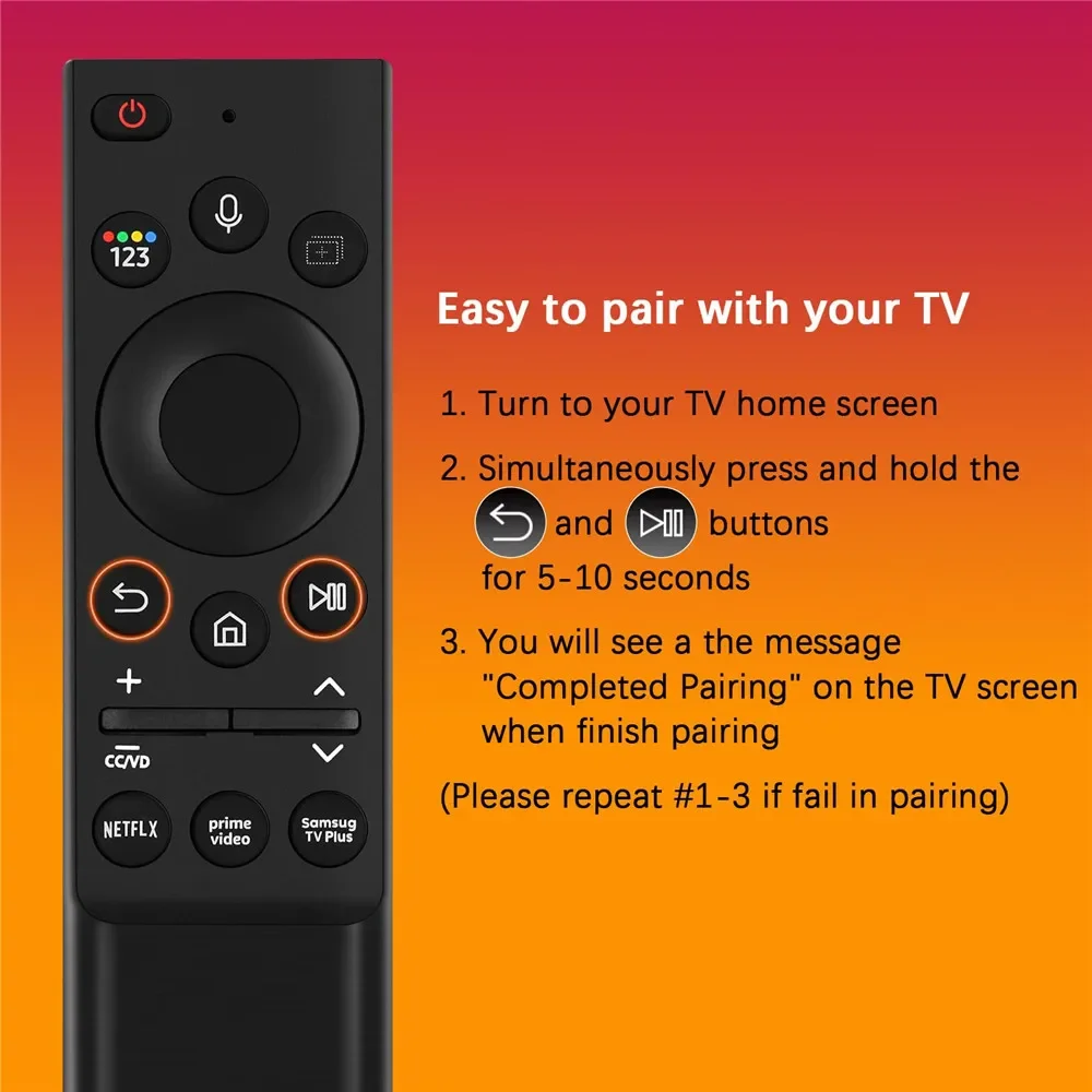 Сменный голосовой пульт дистанционного управления для Samsung Smart TV QLED Series N43LS03AAFXZA