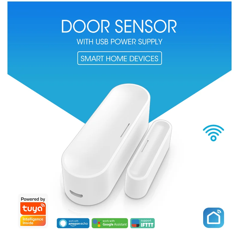 Датчик открывания и закрытия дверей Tuya Wi-Fi USB 2 4 ГГц |