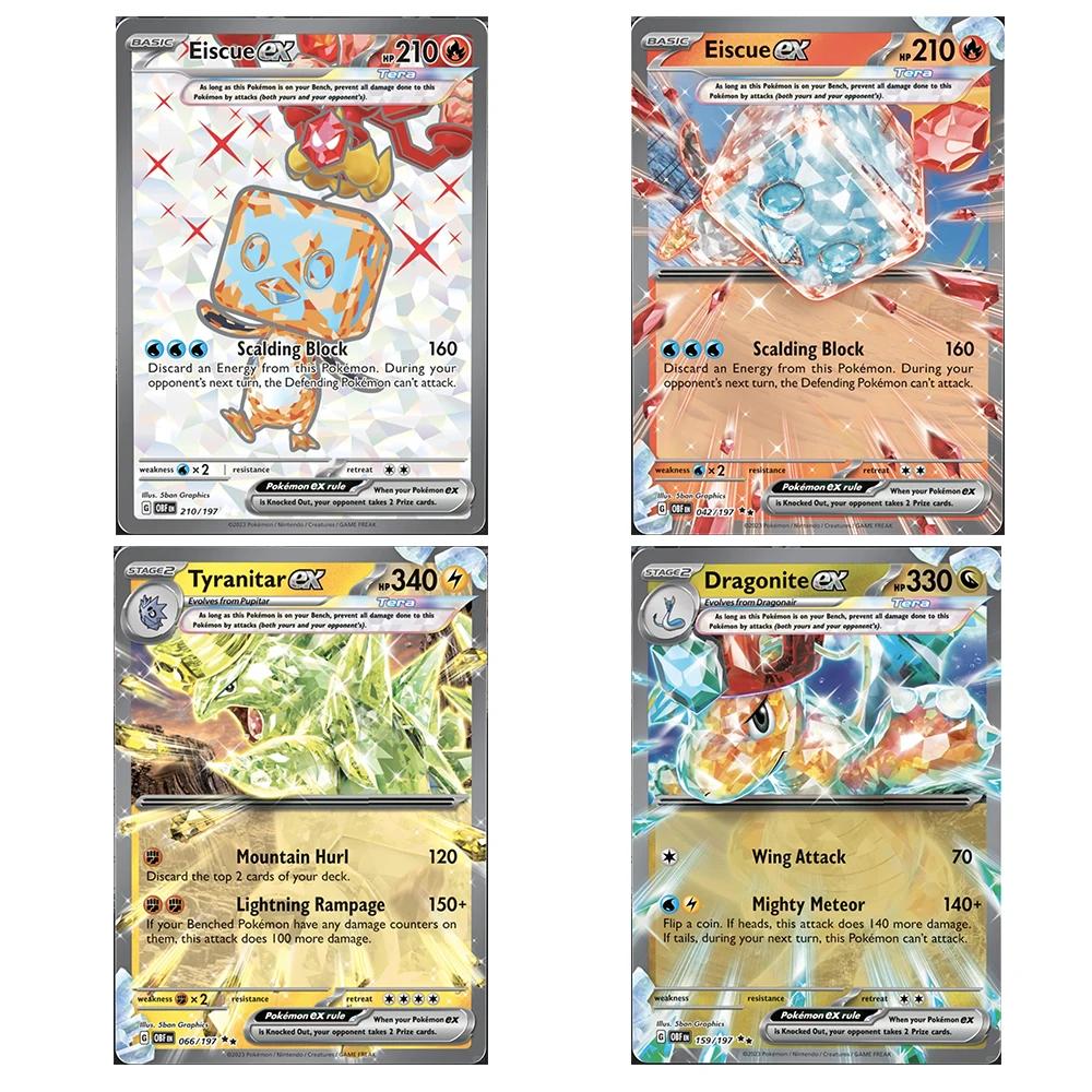 

Diy Anime Pokemon Dragonite Tyranitar PTCG Japanese Edition Battle Game Collectible Card Commemorative Card Children's Toys