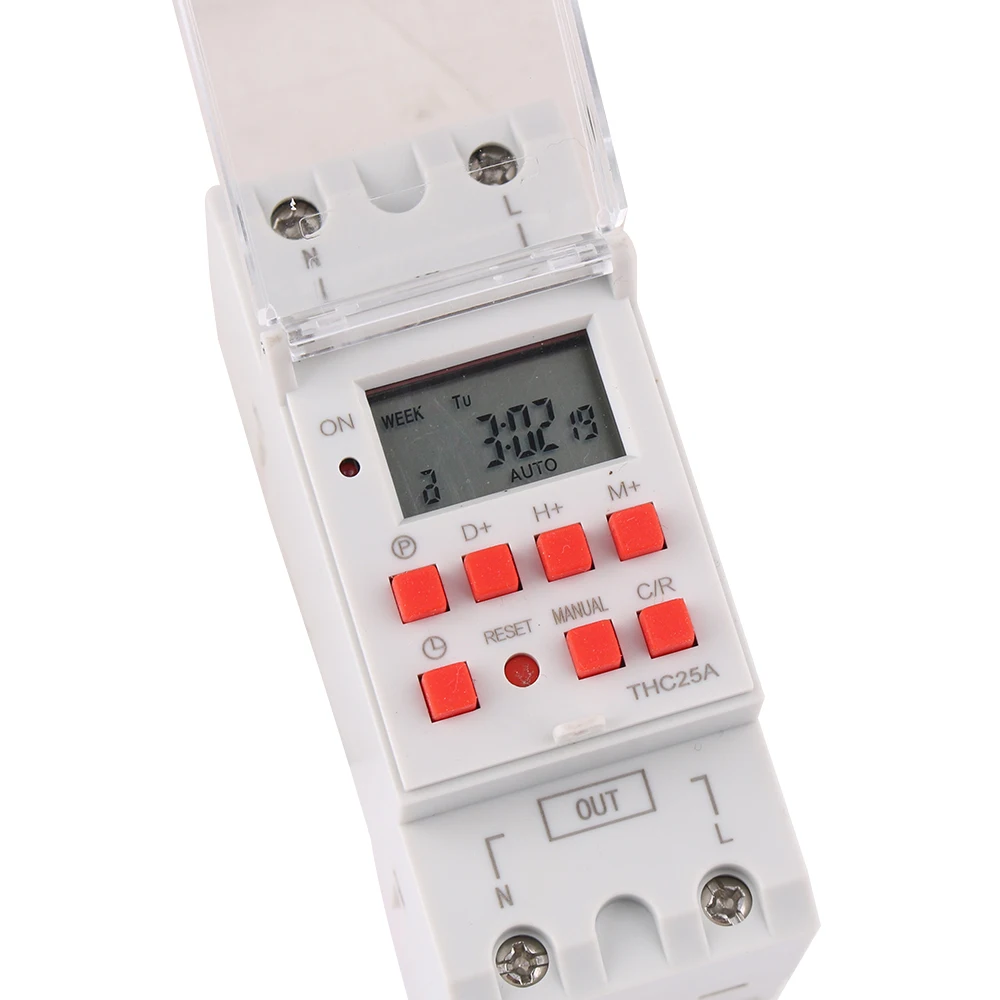 Таймер Цифровой Программируемый на неделю 220 В 230 12 переменного тока