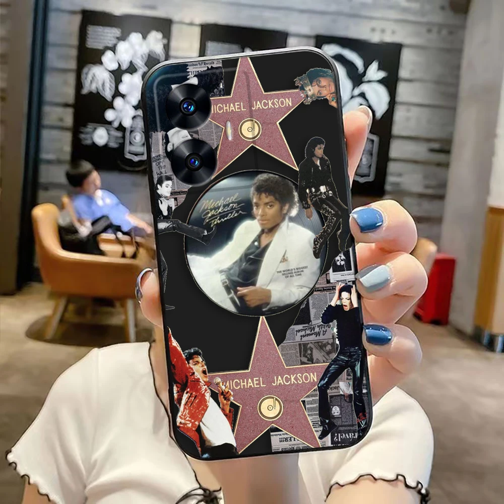 Чехол для телефона Dancer M-Michael J-Jackson Realme C65 C63 C53 C35 C55 C33 C30 C21Y C20 C12 C11 GT 2 XT NARAO 20 30 50 Funda