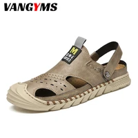 mens casual sandals fashion brand comfortable breathable beach sneakers summer mens slippers chinelo masculino confortavel