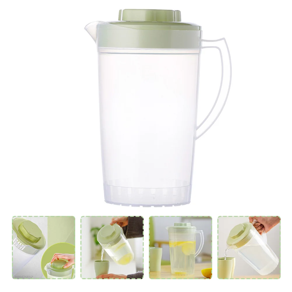 

Pitcherplastic Water Lid Lemonade Kettle Teaspout Jugcold Drink Icebeverage Bottle Fridge Pitchers Iced Function Multi Drinks