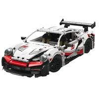 114 911rs3 super sports racing cars moc building blocks diy model technical vehicles bricks educational toys gifts for boy kids