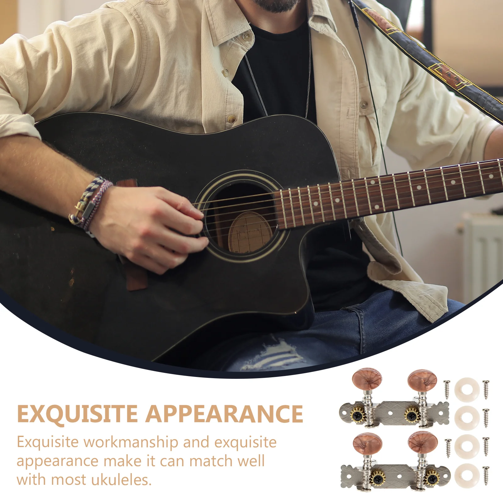 Металлические тюнеры для укулеле колки настройки штифт головы головки гитарной