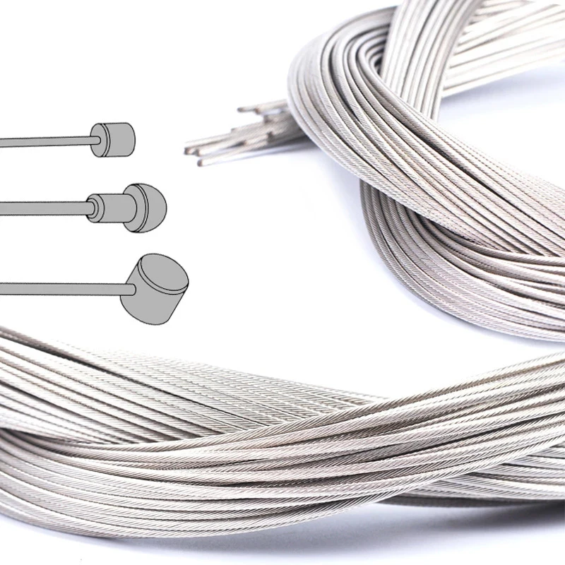 

5pcs MTB Bicycle Brake Line Bicycle Speed Line Fixed Gear Shifter Gear Brake Cable Set Core Inner Wire for Road Bike Accessories