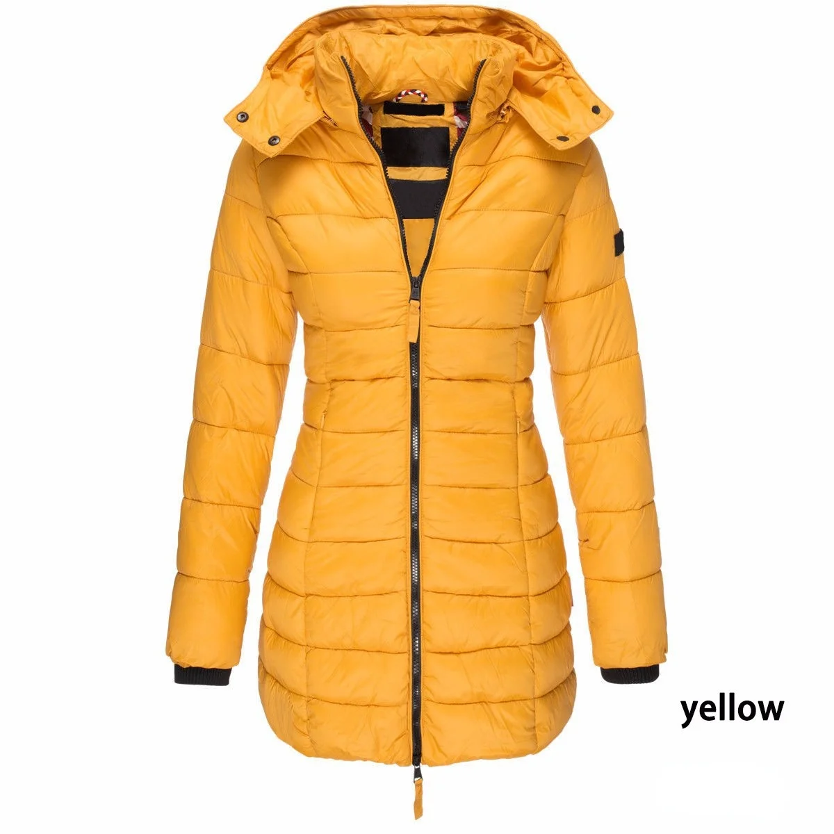 Women Winter Warm Jacket 2022 Casual Solid Thick Hooded Cotton-padded Overcoat Warm Down Tops Women Clothing