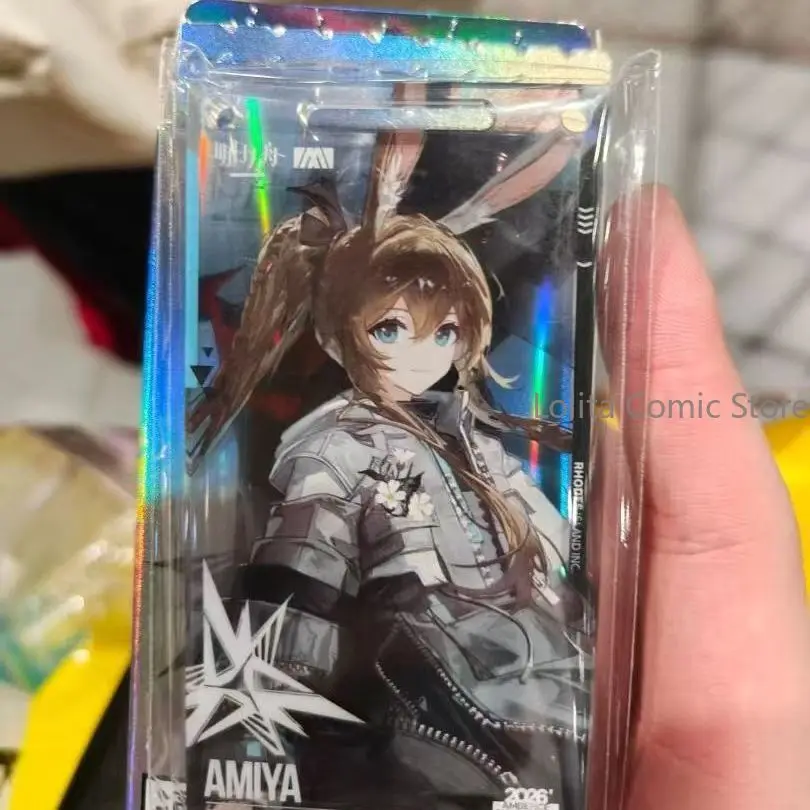 Аниме Arknights Амия «Афазик» Юбилейный мерч Карточка персонажа игры Коллекционная карточка для косплея Настольный декор Подарок (art.: 3920dce6ae0ab) - 3920dce6ae0ab