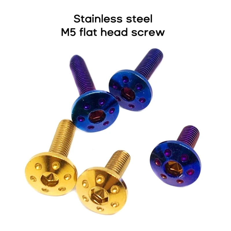 

M5-Stainless Steel Hexagon- Socket-Head Flat Countersunk Allen Screw for Motorbike