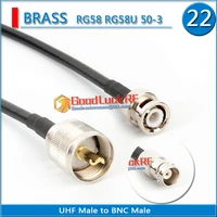 sl16 m pl259 so239 uhf male to bnc male female q9 type connector pigtail jumper rg 58 rg58 3d fb rg58u extend copper cable