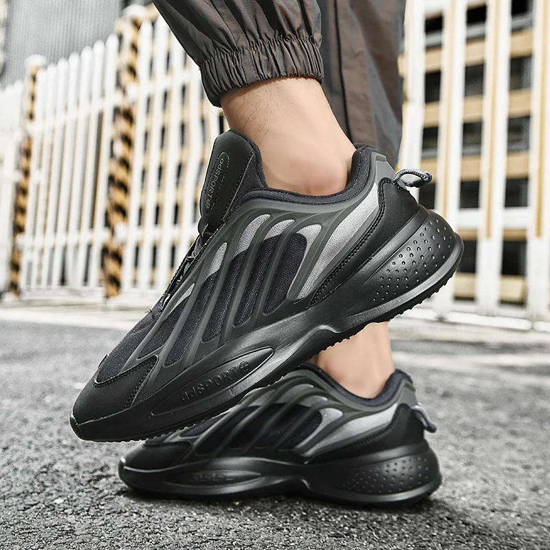 Shoes Men 39-45 High Quality Male Sneakers Breathable Black White Sports Casual Light Walking Running Shoes Zapatillas Hombre