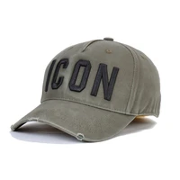 dsq2 brand 100 cotton baseball caps letters high quality cap men women customer design hat black cap dad hats