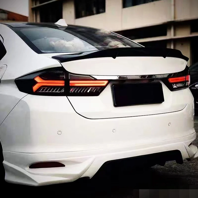 Для 2015 2016 2017 2018 2019 Honda City R Style Автомобильная Задняя Крышка багажника автомобильный