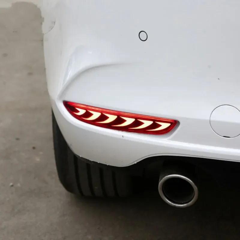 Фонари заднего бампера для Mazda 3 Sedan 2020 2021 светодиодный отражатель указателя