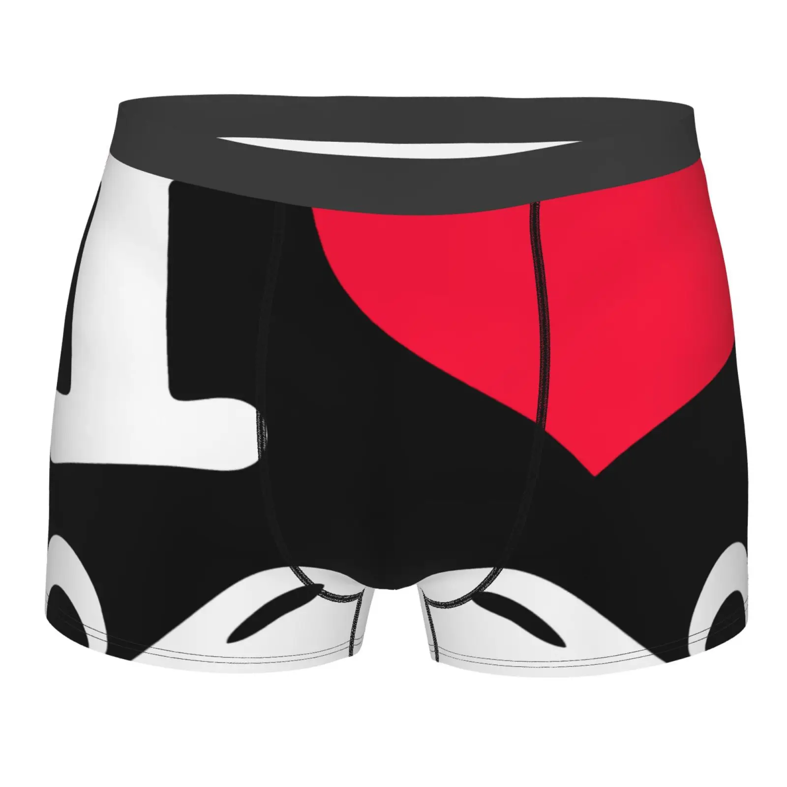 

I Love Moustache Bart Schnurrbart Men's Panties Sexy Mens Underwear Long Leg Lot Underwear Man Sexy Underwear Sports Polyester