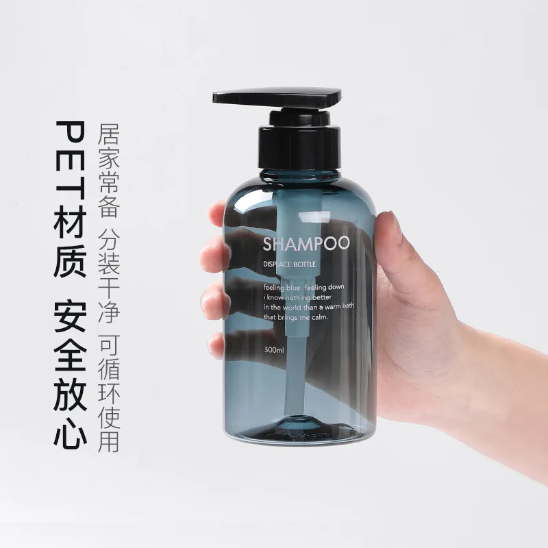 3 piece soap dispenser hand soap bottle shampoo shower gel bottle outdoor travel tool bathroom accessories set 300ml 500ml free global shipping