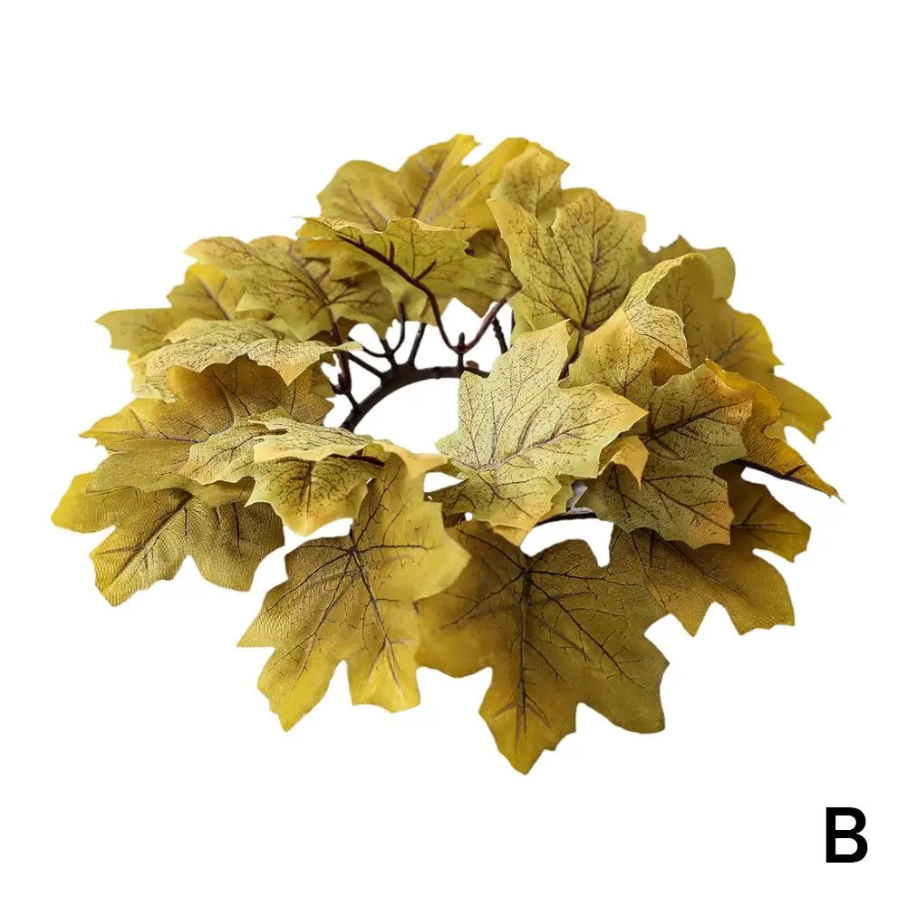 Новый высококачественный подсвечник в виде кленового листа венок на День