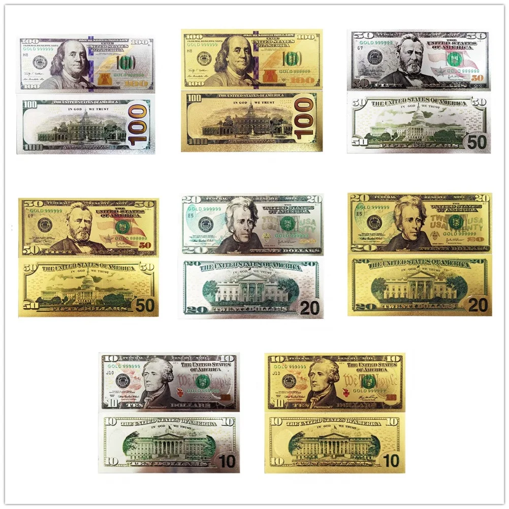 Двусторонний магнит для холодильника USD, магнит для холодильника, предметы для украшения, магнитный холодильник для денег, коллекционные подарки