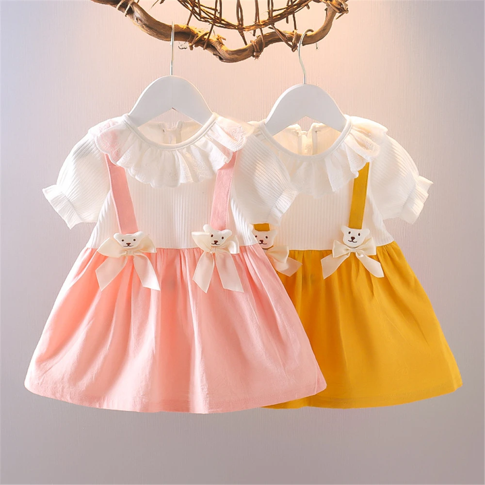 

Baby Girl's Dress Princess Flora Dress Baby Kids Children Autumn Long Sleeve Faux Two Piece Ruffle Dresses Outfits Vestidos