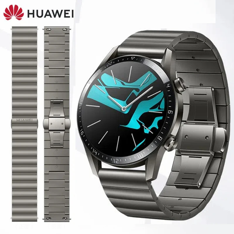 Enlarge Huawei Original 22mm Grey Strap for Huawei GT3 46mm Stainless Steel Watchband for Huawei GT Runner GT2 pro Watch 3 /3Pro GT2e
