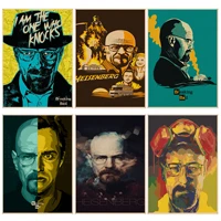 breaking bad classic vintage posters kraft paper prints and posters room wall decor