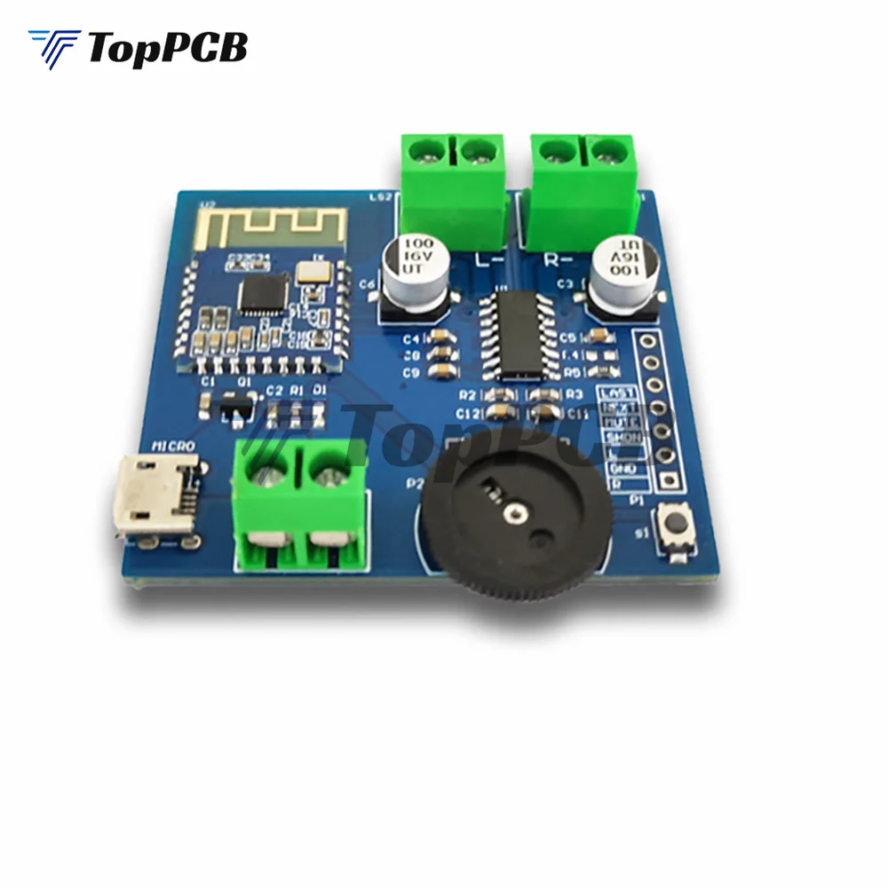 

2*5W Bluetooth 4.2 Audio Stereo Power Amplifier Module BLE4.2 Dual Channel Lossless Stereo Board Wireless Low Power Consumption