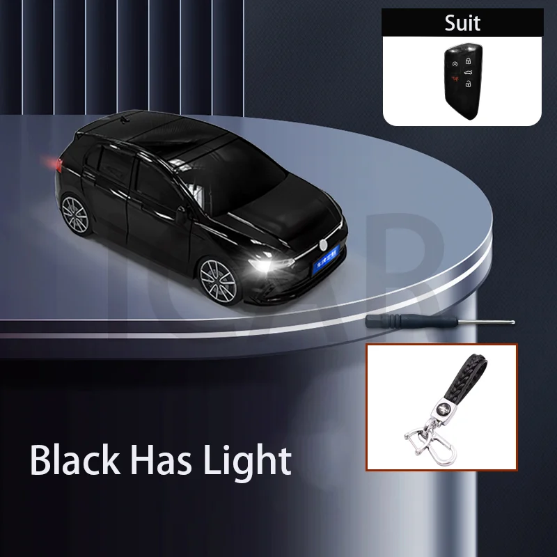 

Для VW Golf 8 Mk8 GTI GTD R ID3 ID4 2020 Чехол для автомобильного ключа держатель для дистанционного ключа Персонализированный подарок Брелок Аксессуары