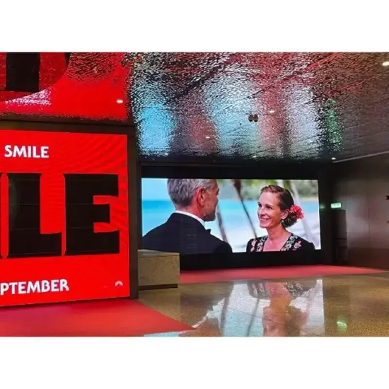 Фото Настраиваемый полноцветный электронный рекламный LED-экран P5 для конференц-залов, водонепроницаемый, для помещений №5