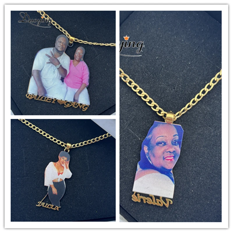 Ожерелье с фото на заказ ожерелье для детей из нержавеющей стали | Украшения и