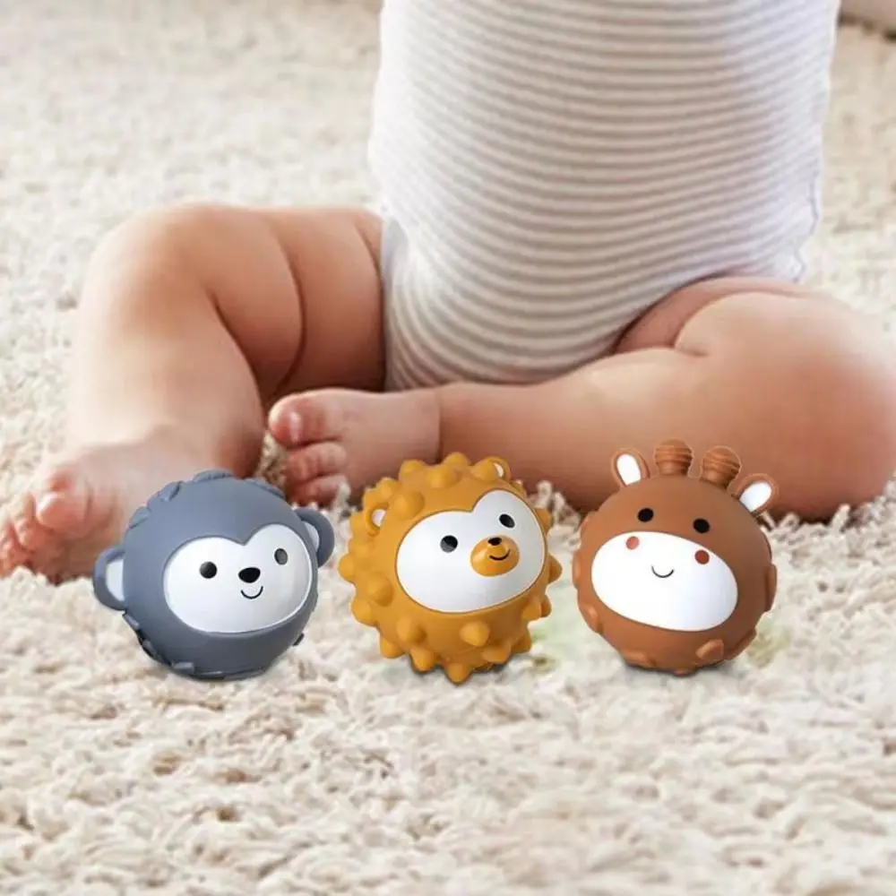 Animal Shapes Toddler Textured Multi-Sensory Toys Sensory Exploration Small Squeeze Ball Stacked Circle