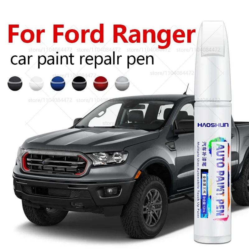Фото Ручка для ремонта автомобильной краски для Ford Ranger 1983-2025 гг., аксессуары для ремонта царапин, серый G4 Orange SB Red EA White YZ Silver JS №1