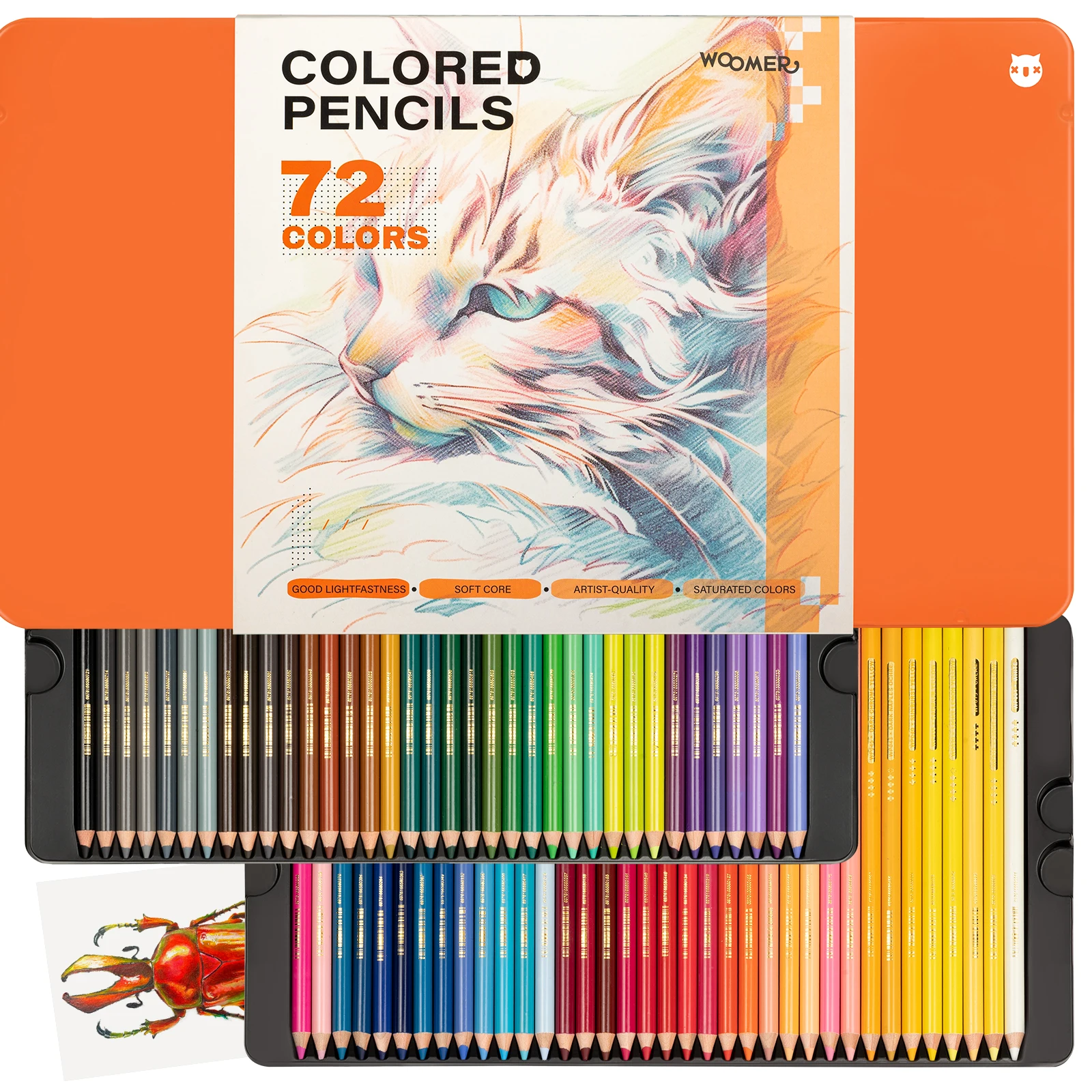 

Набор цветных карандашей 72 цвета