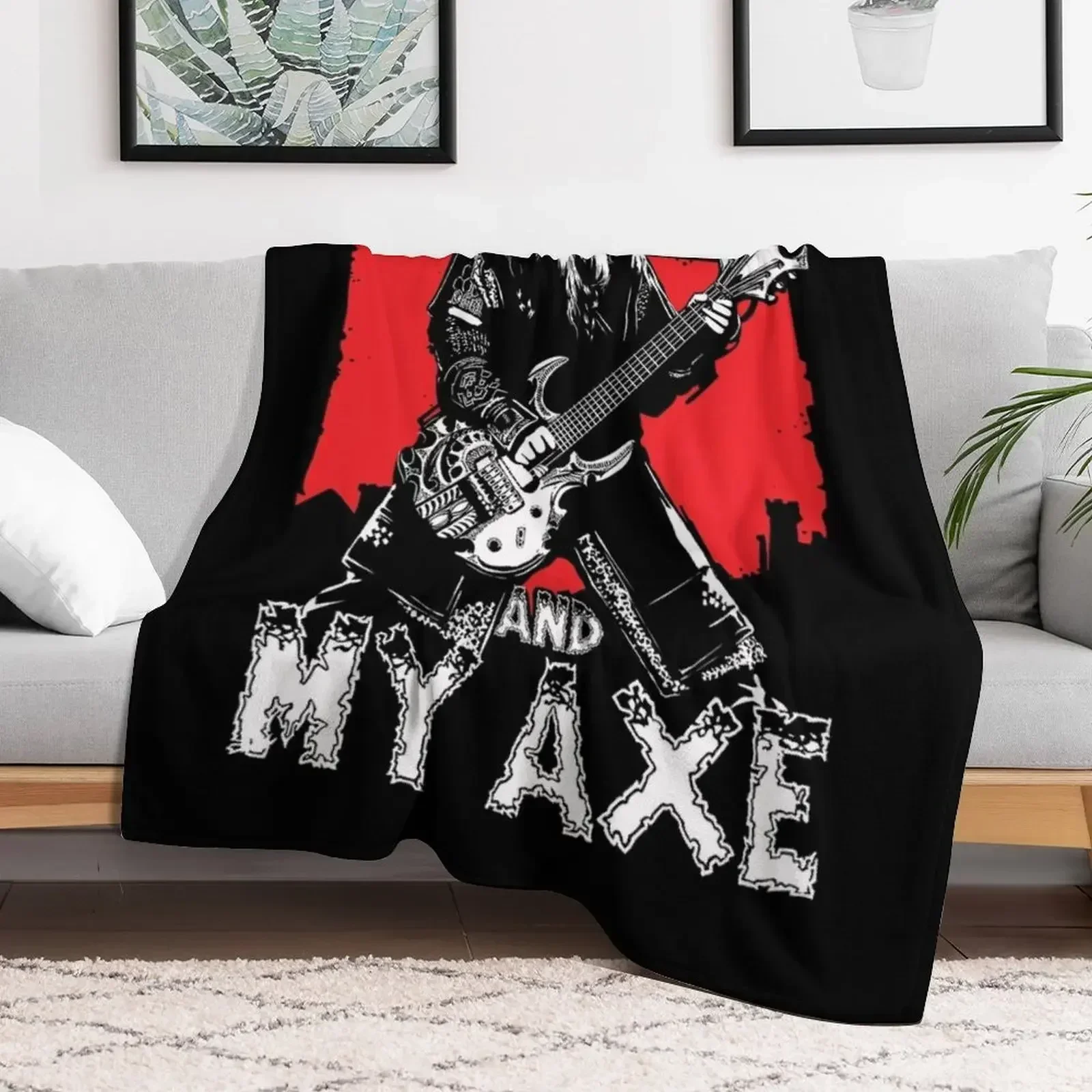 Одеяло Gimli and My Axe из тяжелого металла теплое большое тонкое одеяло на заказ