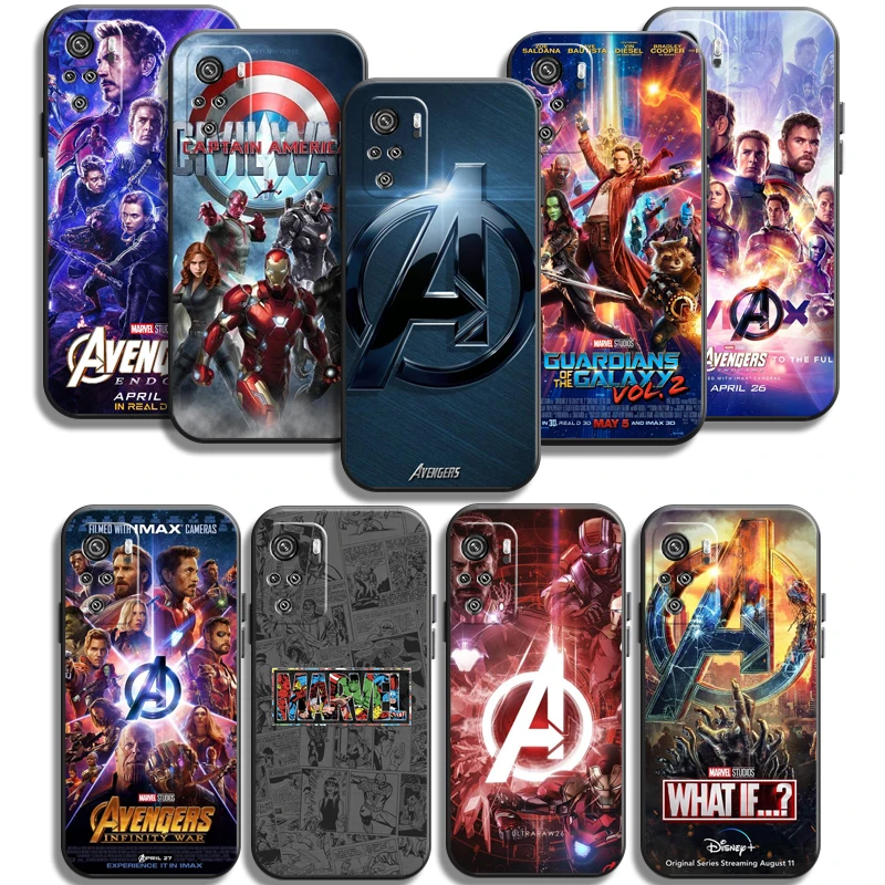 

Marvel US Logo Phone Cases For Xiaomi Redmi POCO X3 GT X3 Pro M3 POCO M3 Pro X3 NFC X3 Mi 11 Mi 11 Lite Soft TPU Coque Funda