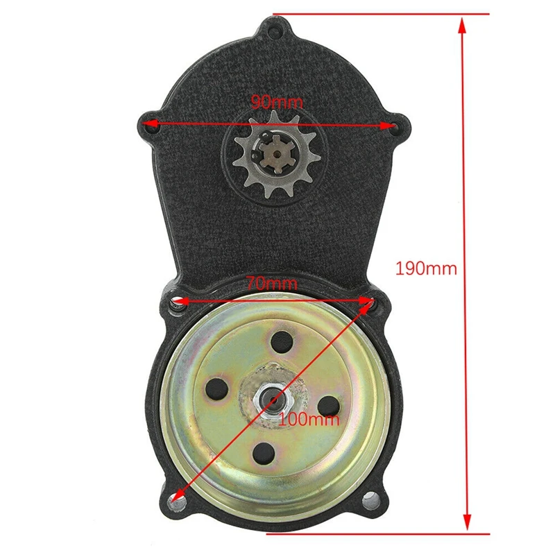 T8F 11T мотоциклетная коробка передач с двойной цепью сцепления для 43CC 47CC 49CC мини
