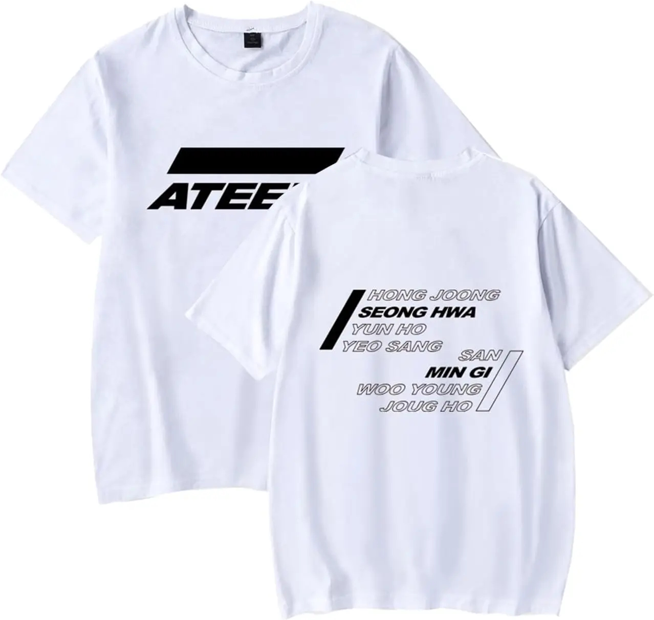 Xkpopfans Kpop T-Shirt Album Treasure Support Tshirts San Mingi Yeosang Unisex Tee Shirt