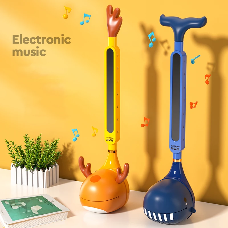 Новый японский Электронный музыкальный инструмент Otamatone портативный синтезатор