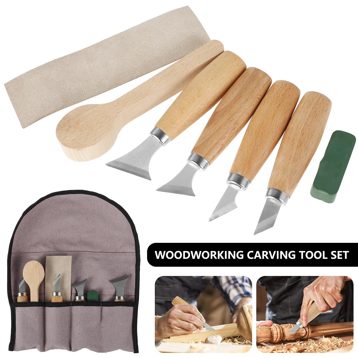 

Wood Carving Cutters Chisel Tool Woodworking Cutter Hand Tool Woodcarving Peeling Sculptural Spoon Carpenter Wood Carving Tool